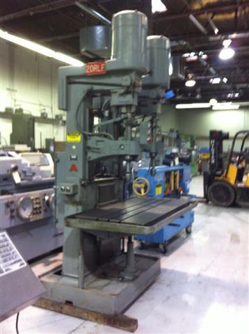 Allen 2-1/2 MAT 2-Spindle In-Line Drill Press, Machine ID: 5923